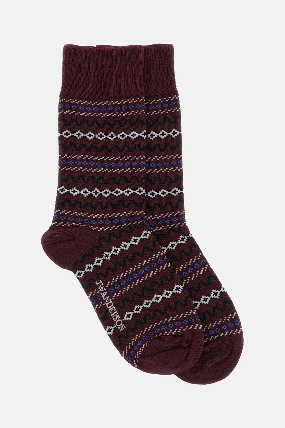 Jw Anderson Women Fair Isle Sock J.W. ANDERSON