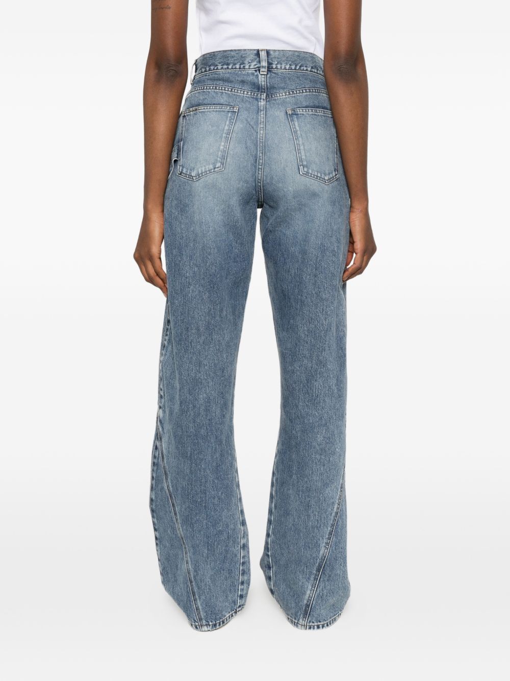 Jw Anderson Women Twisted Denim Jeans J.W. ANDERSON