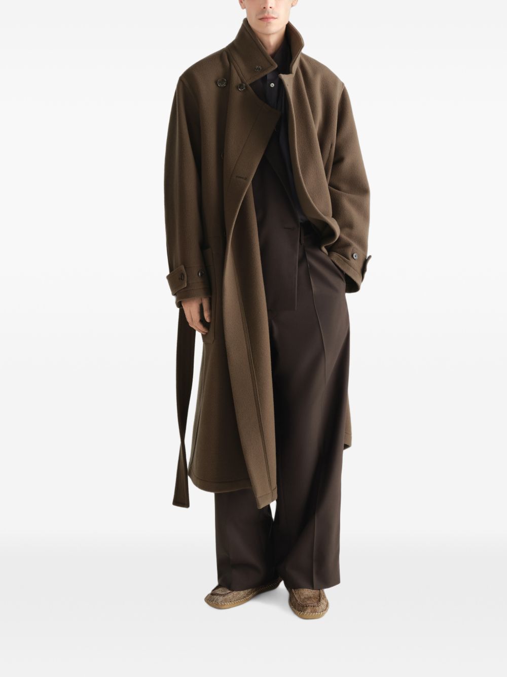 Lemaire Men Wool Wrap Coat LEMAIRE