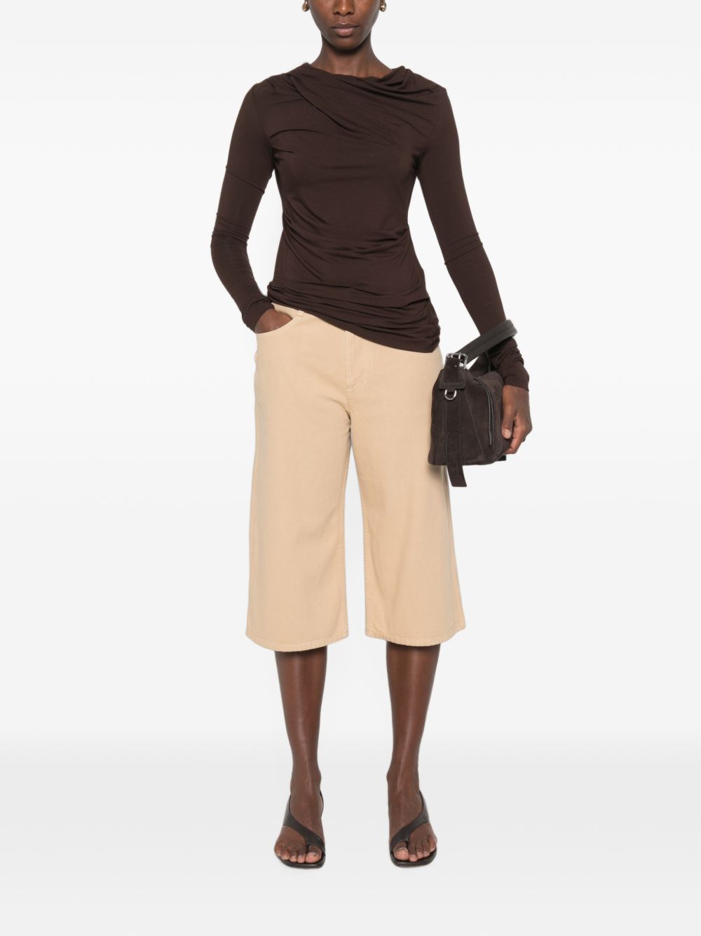 Lemaire Women Cotton Bermuda Shorts LEMAIRE