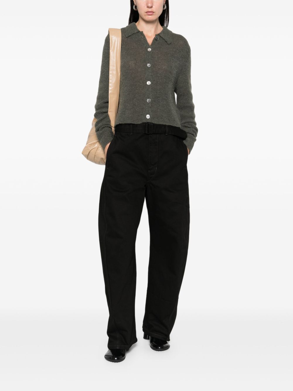 Lemaire Men Twisted Belted Jeans