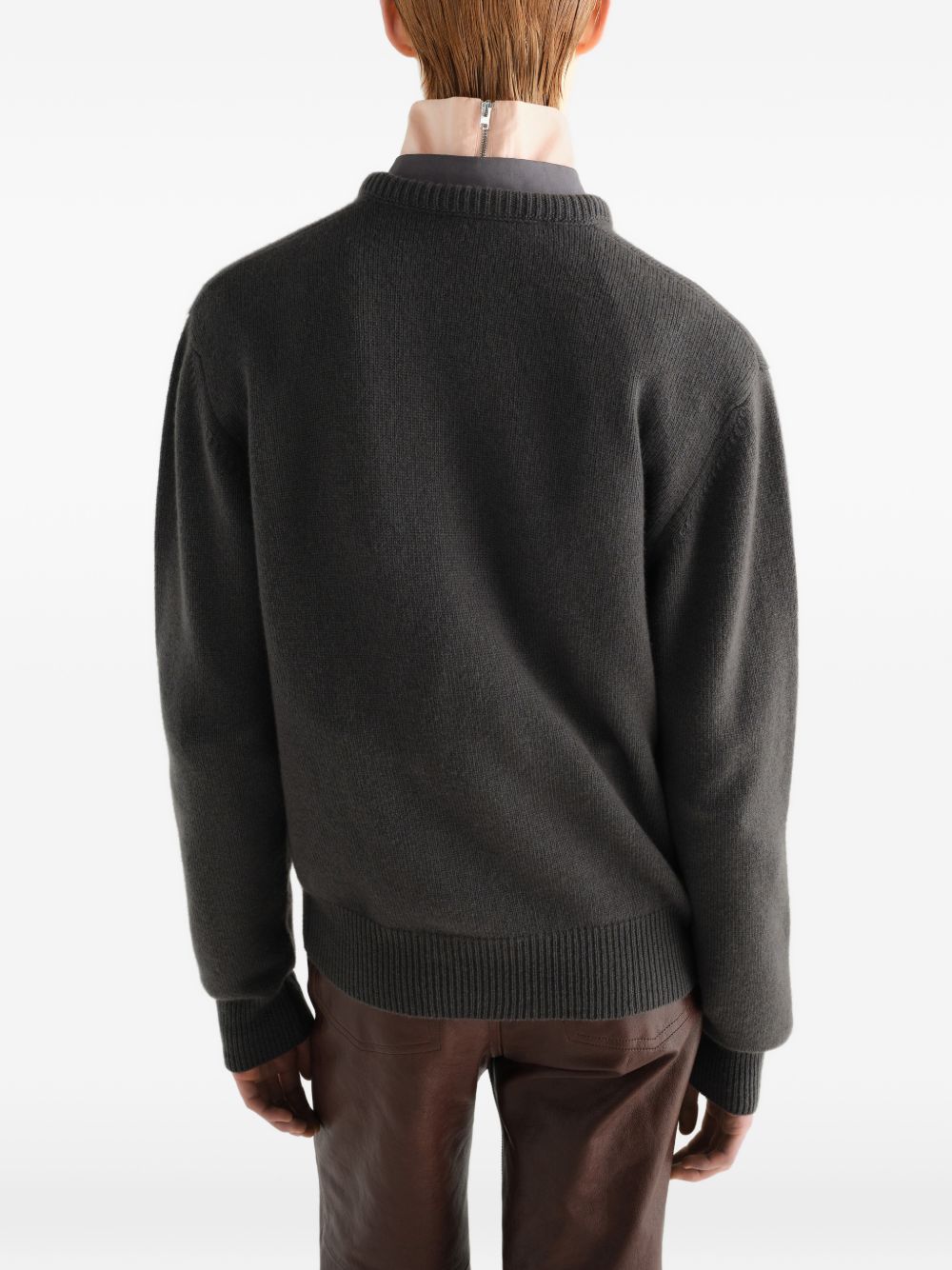 Lemaire Men Cashmere V-Necked Sweater LEMAIRE