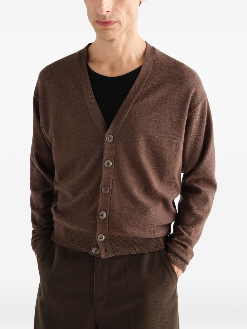 Lemaire Women Wool Blend Twisted Cardigan LEMAIRE