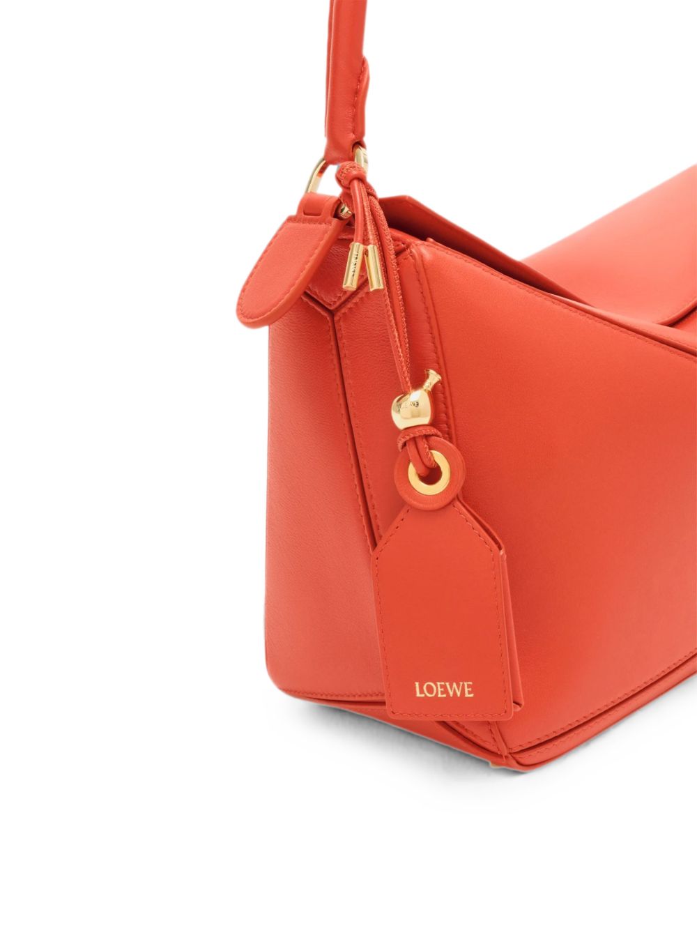 Loewe Women Puzzle Featherlight Medium Leather Handbag LOEWE