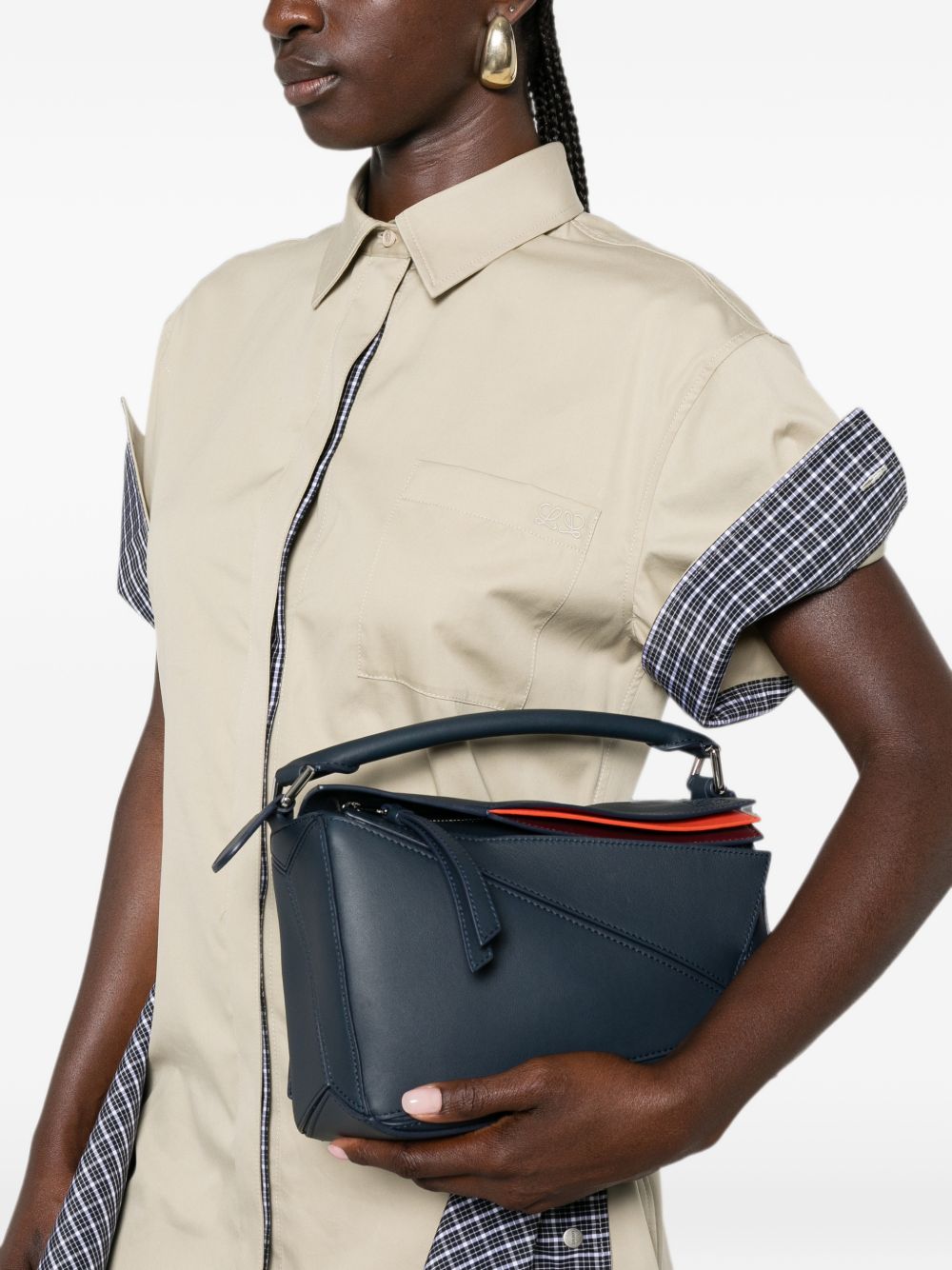 Loewe Women Puzzle Small Leather Handbag LOEWE