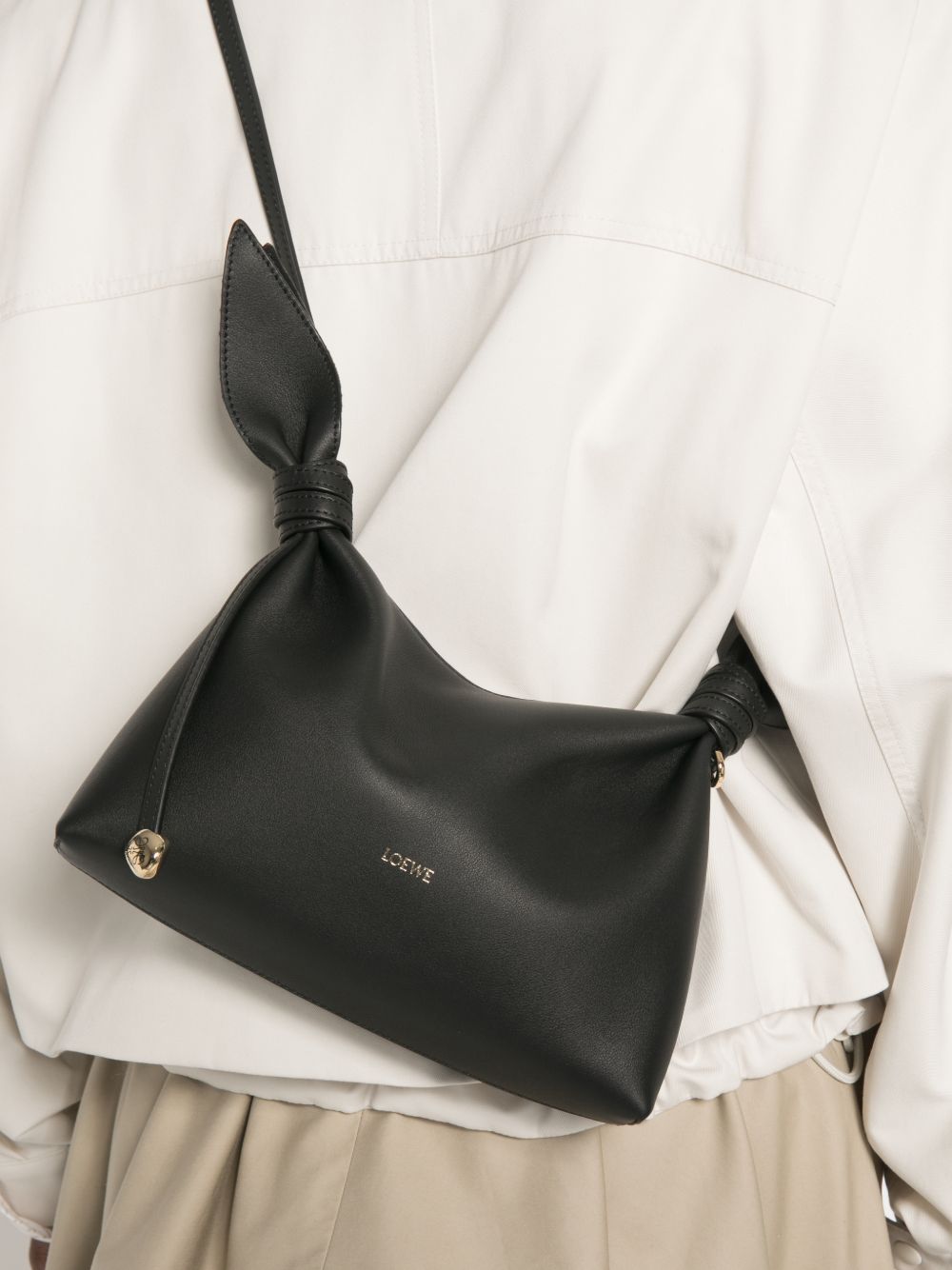 Loewe Women Scarf Mini Leather Shoulder Bag
