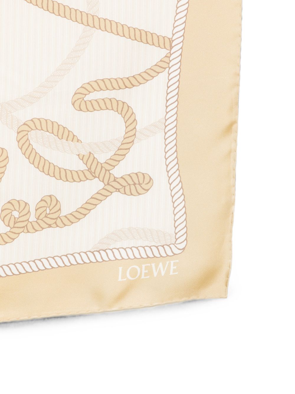 Loewe Women Printed Silk Foulard LOEWE