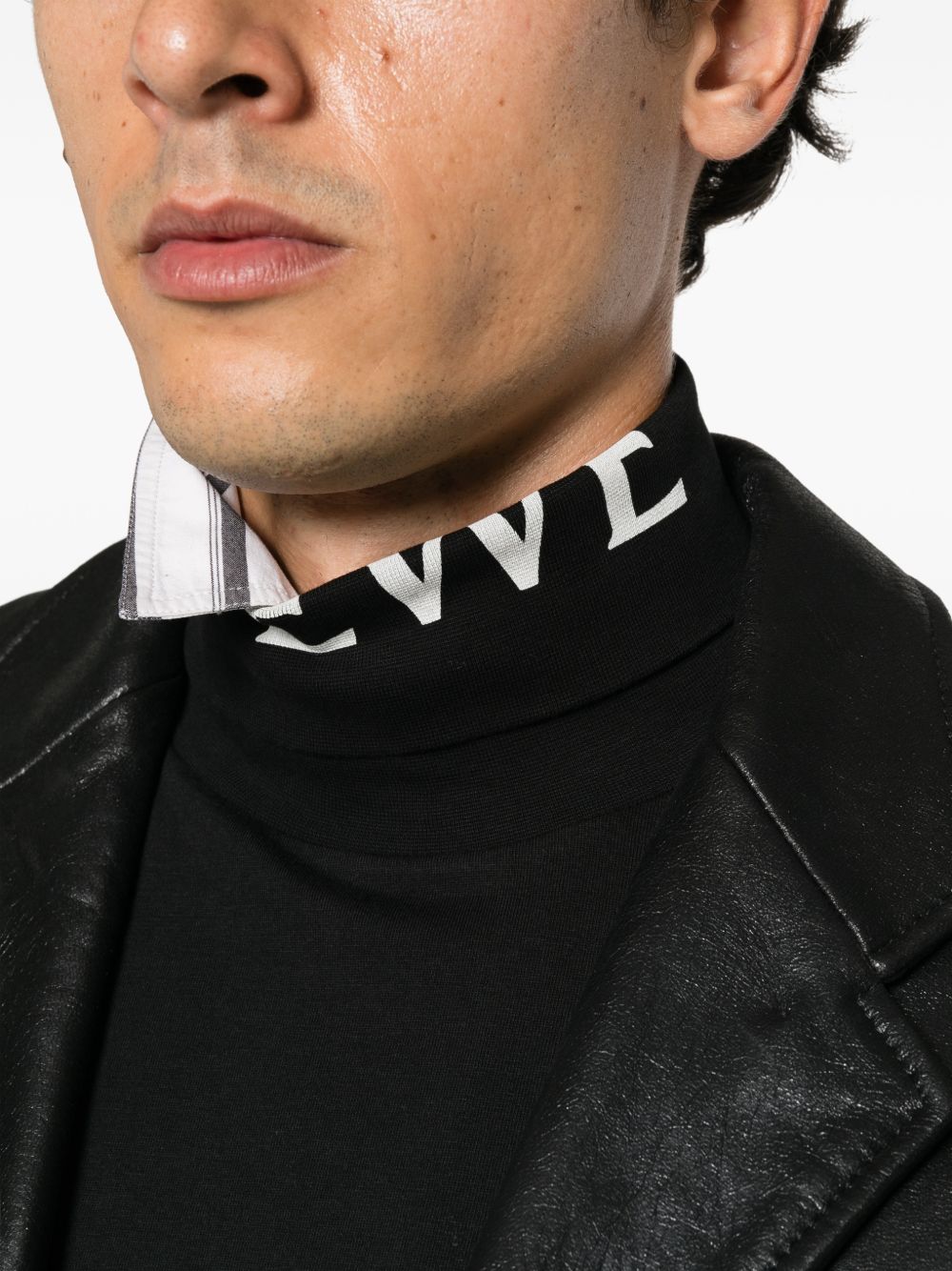 Loewe Men Cotton Turtle-Neck Sweater LOEWE