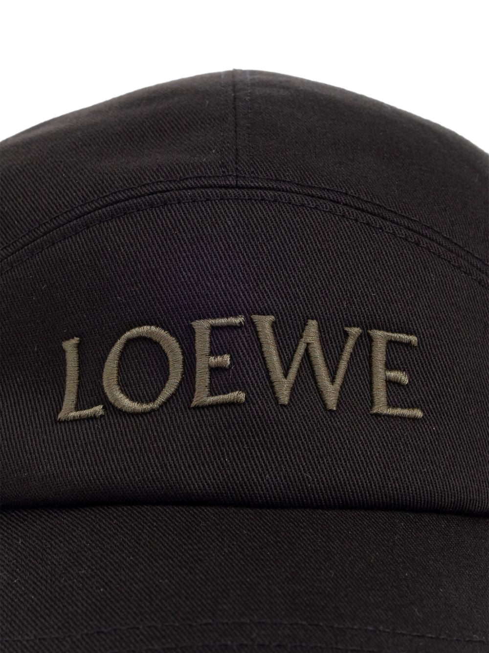 Loewe Men Logo Cotton Baseball Cap