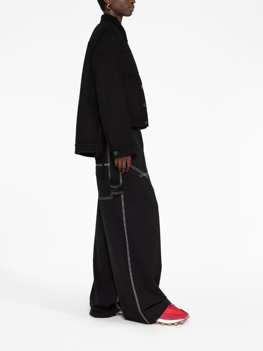 Loewe Women Wool And Cashmere Jacket LOEWE