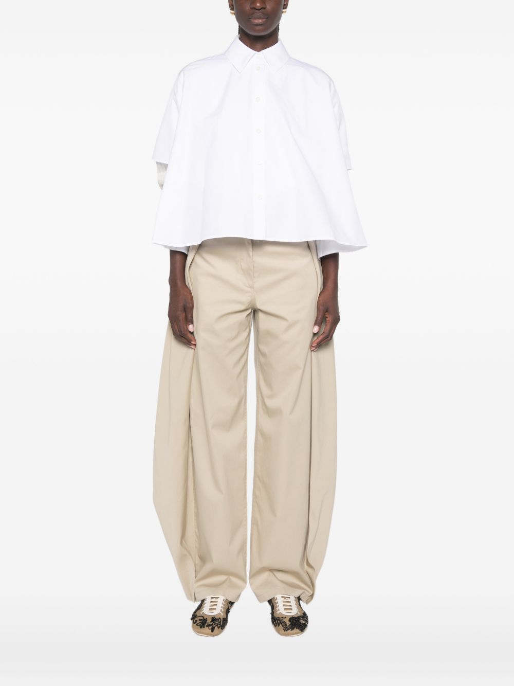 Loewe Women Cotton Trapeze Shirt LOEWE