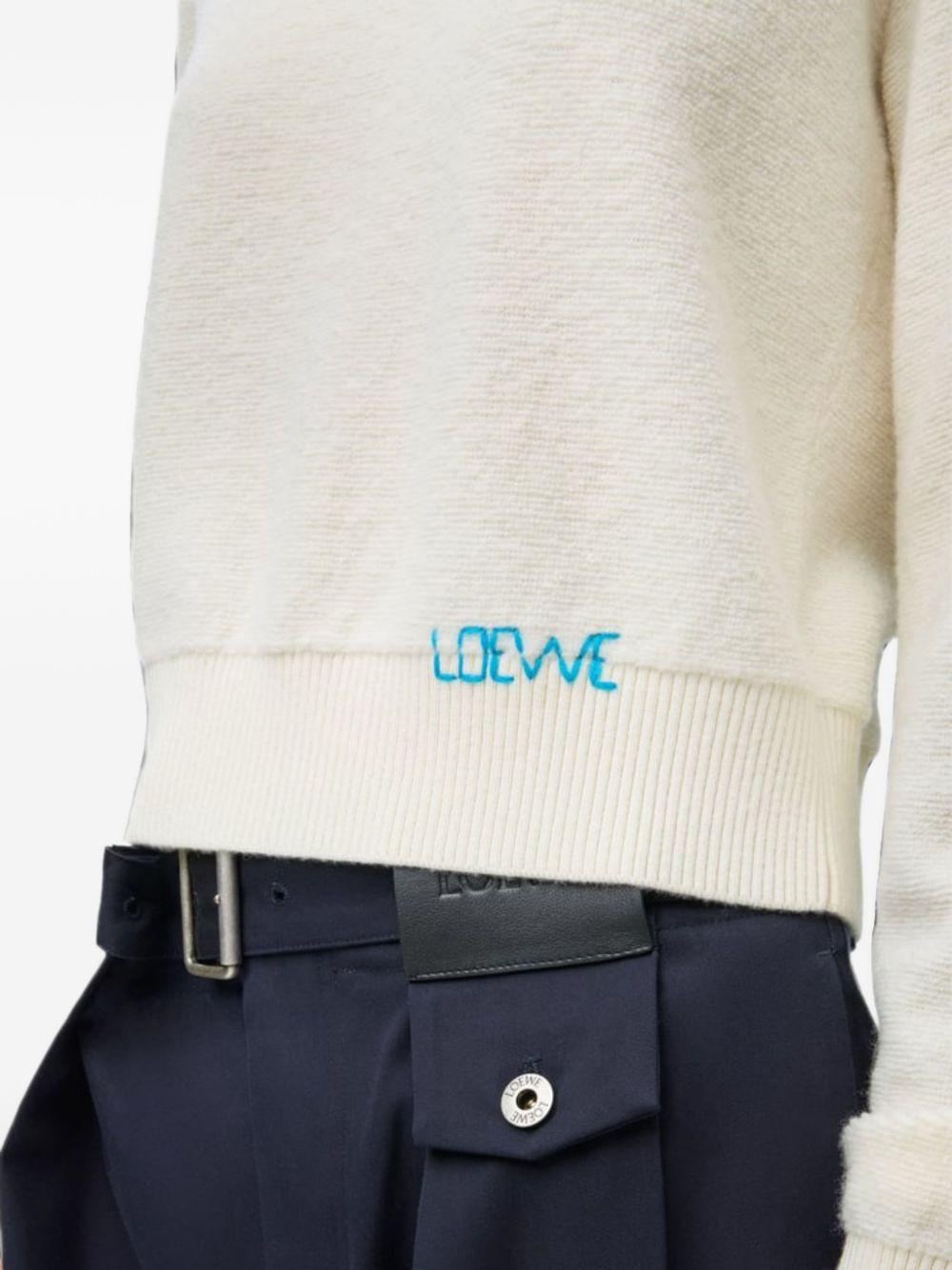 Loewe Women Logo Wool Sweater LOEWE