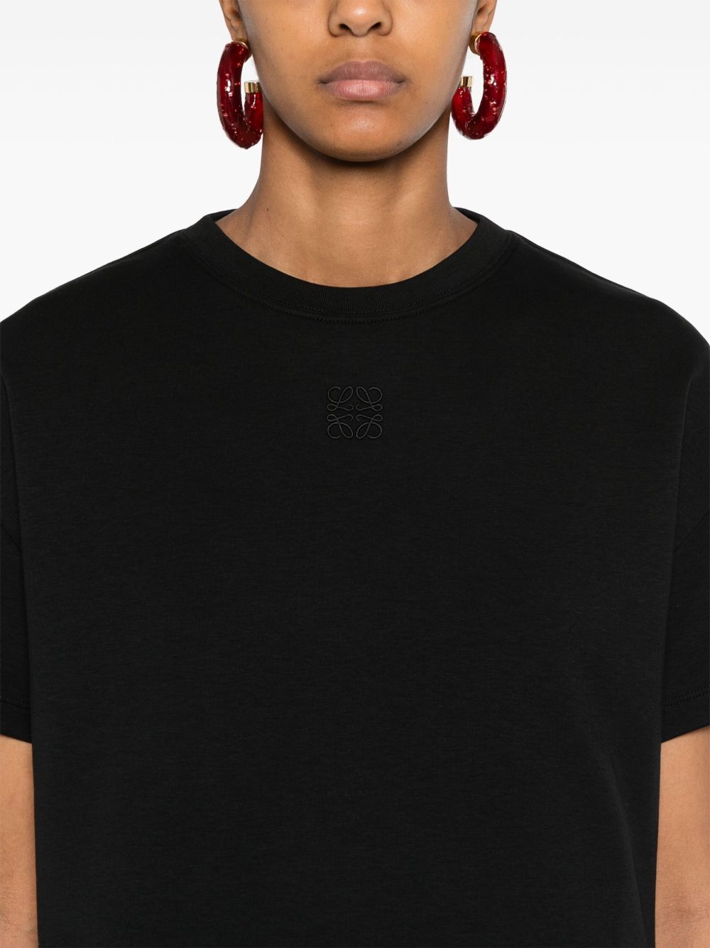 Loewe Women Anagram Cotton T-Shirt LOEWE