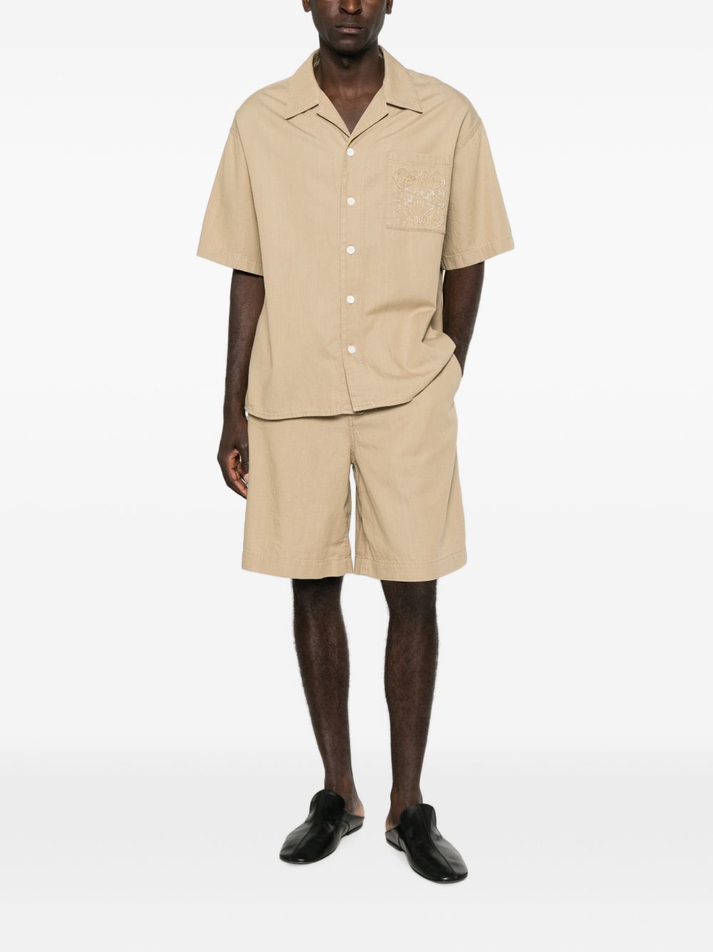 Loewe Men Anagram Cotton Shirt LOEWE
