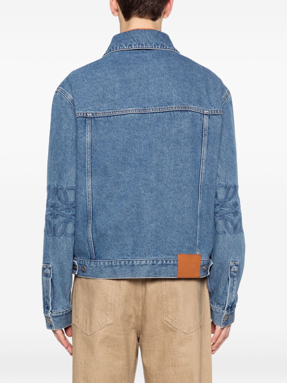 Loewe Men Anagram Denim Jacket