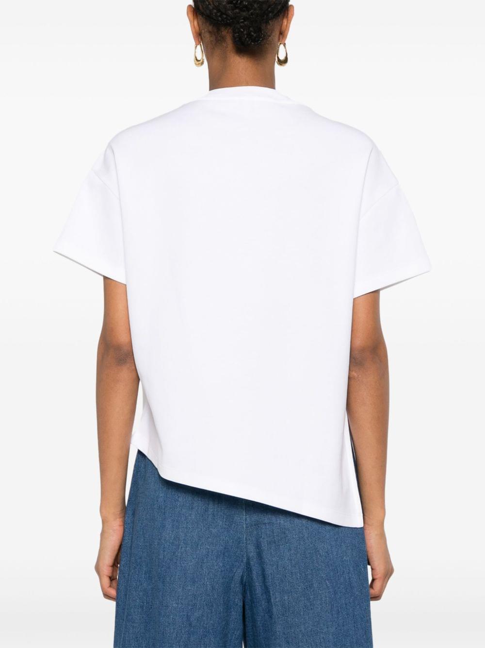 Loewe Women Asymmetric Cotton T-Shirt LOEWE