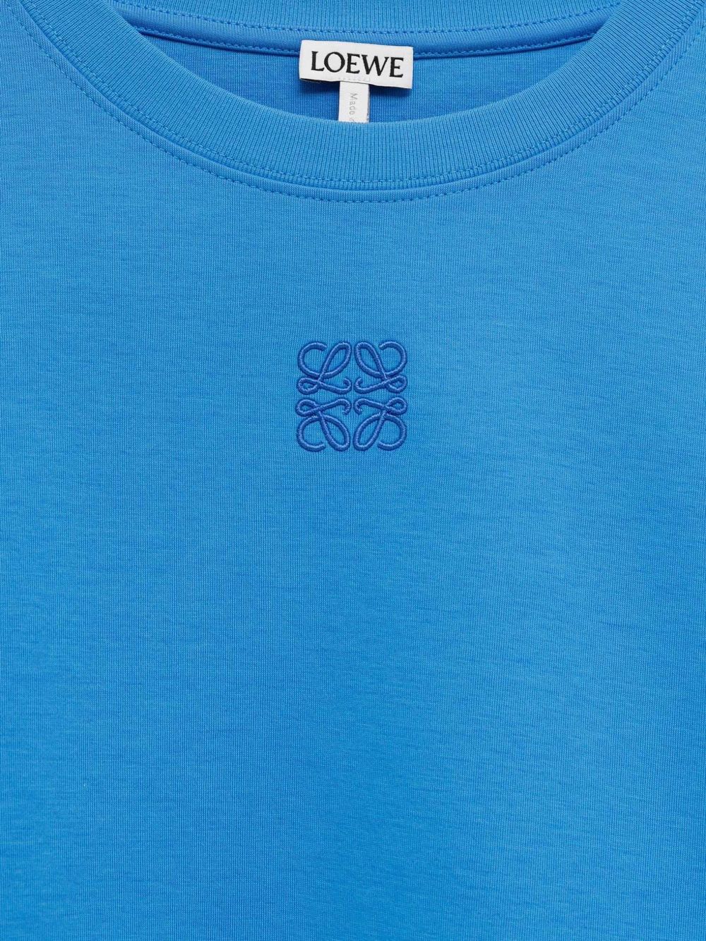 Loewe Women Asymmetric Cotton T-Shirt LOEWE