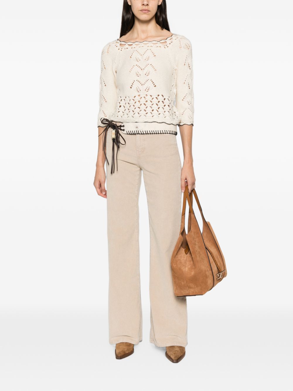 Marant Etoile Women Lua Cotton And Wool Top ISABEL MARANT ETOILE