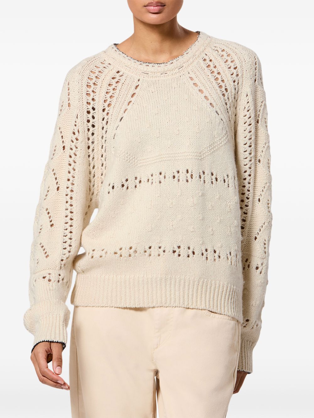 Marant Etoile Women Luce Wool And Cotton Sweater ISABEL MARANT ETOILE