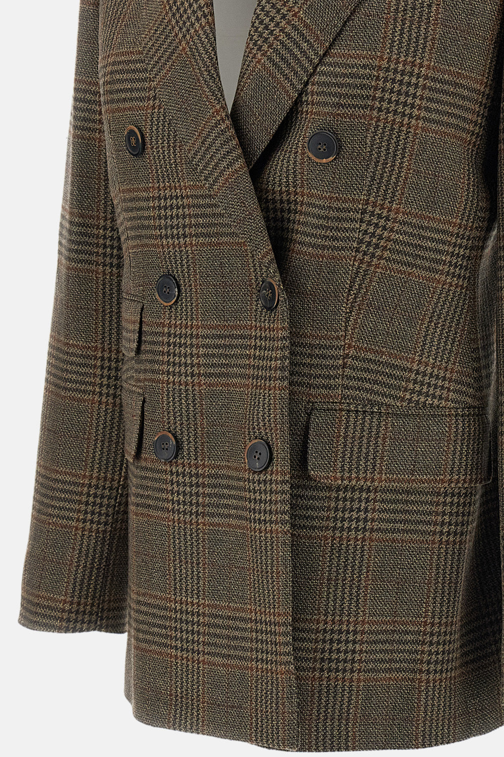 Max Mara Women Double-Breasted Mouliné Wool Batavia Blazer MAX MARA