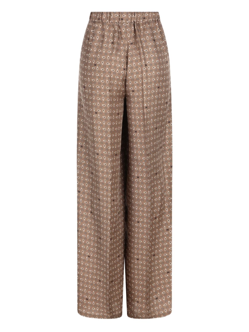 Max Mara Women Printed Silk Trousers MAX MARA