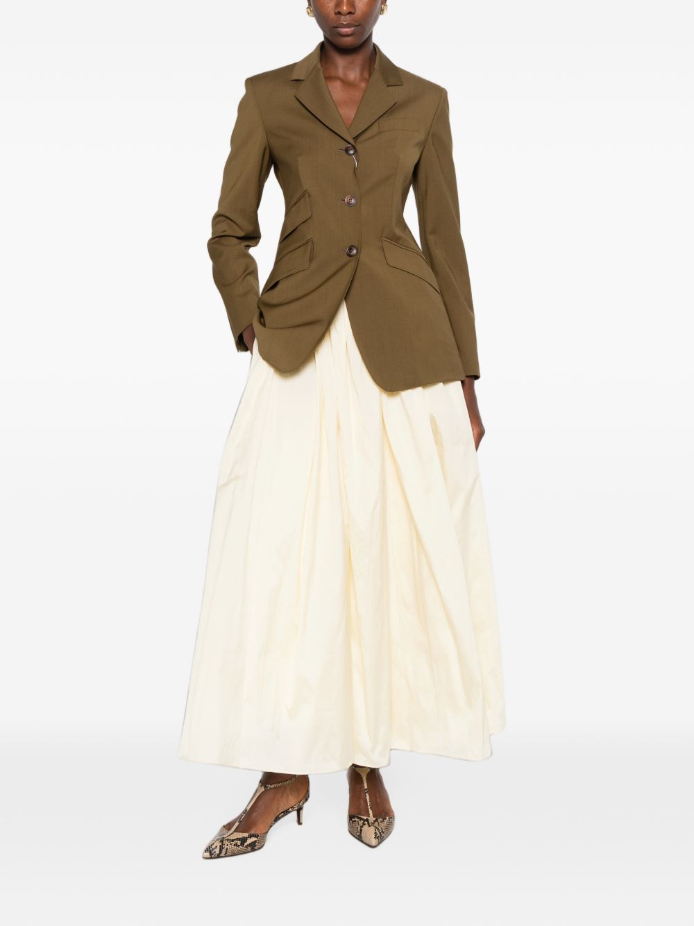 Max Mara Women Wool Single-Breasted Jacket MAX MARA