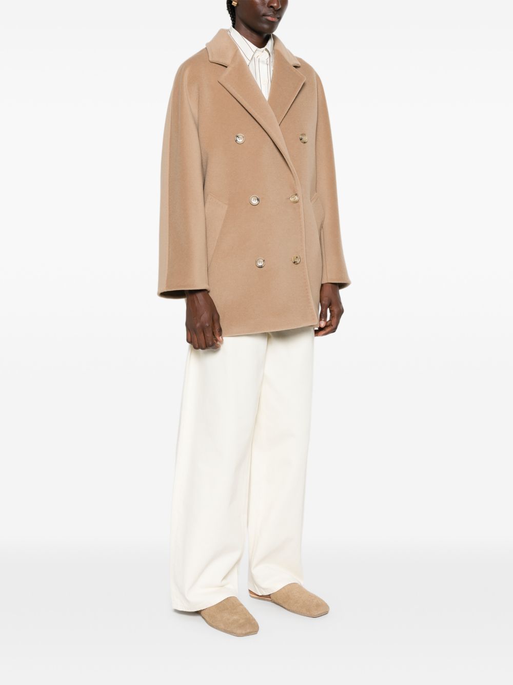 Max Mara Women Wool And Cashmere Short Coat MAX MARA