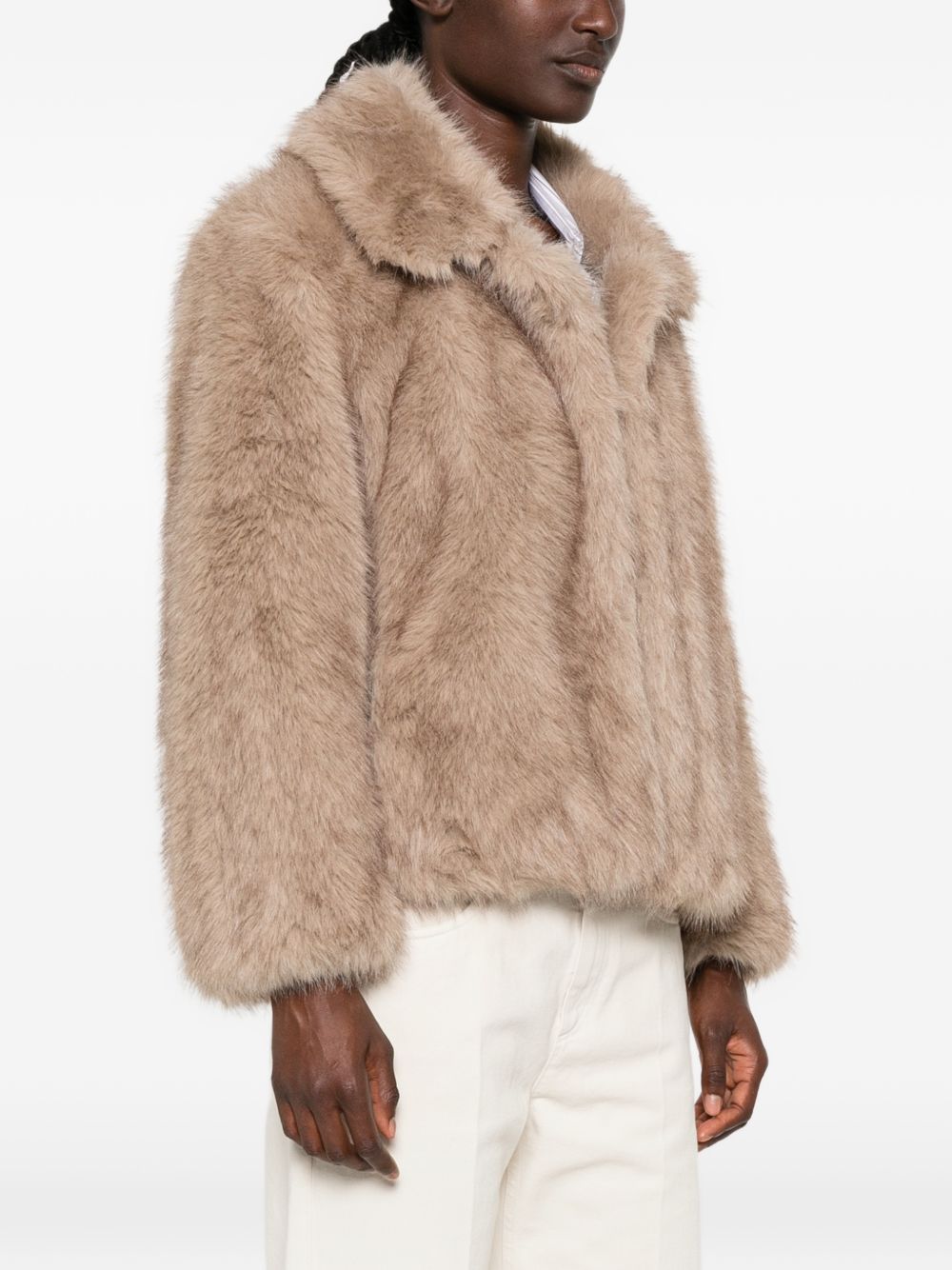 'S Max Mara Women Faux-Fur Jacket S MAX MARA