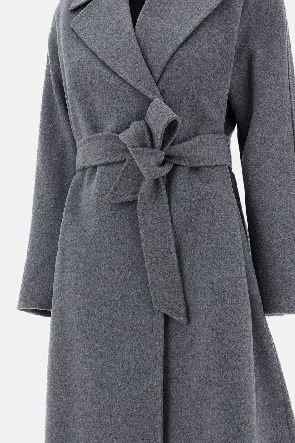Max Mara Studio Women Wool Drap Wrap Coat MAX MARA STUDIO