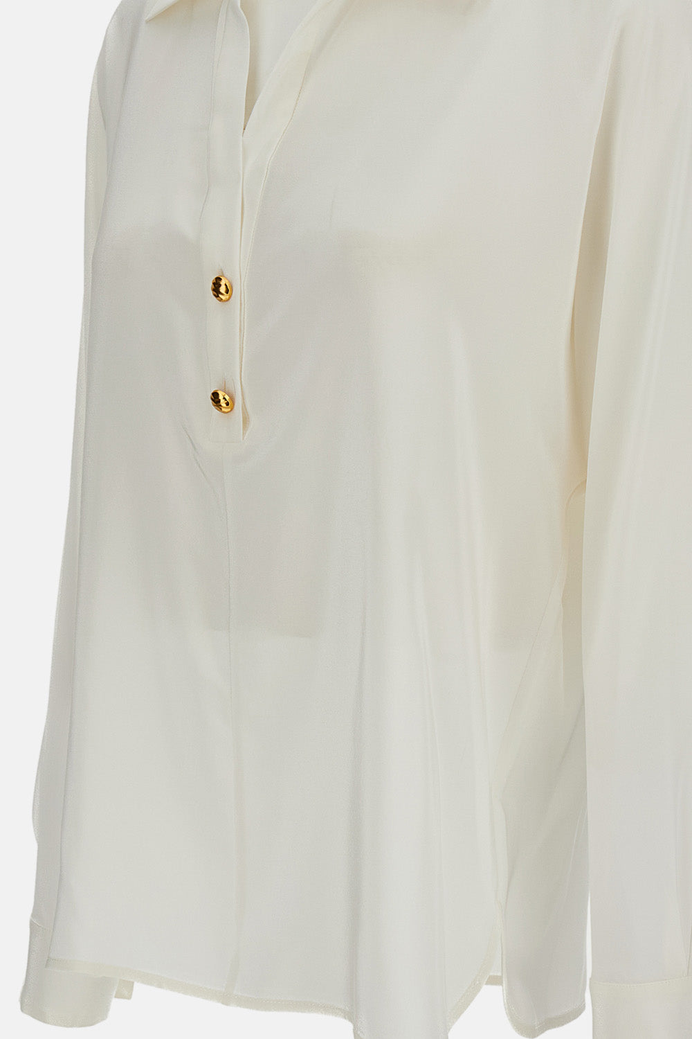 Max Mara Studio Women Crêpe De Chine Polo Shirt MAX MARA STUDIO