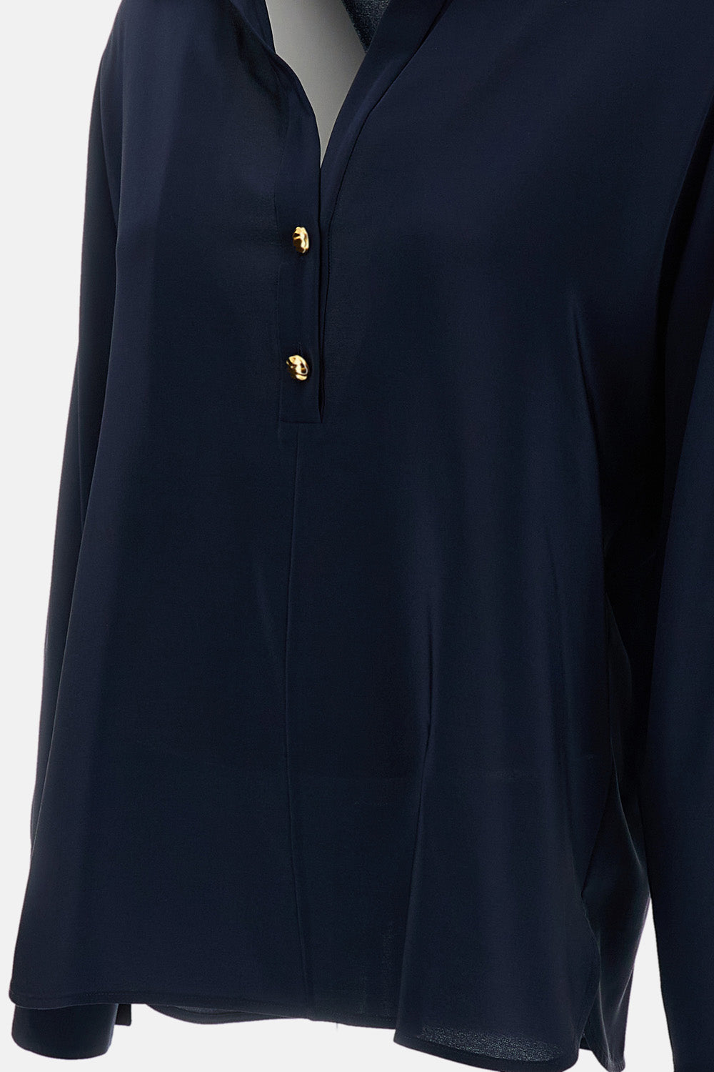 Max Mara Studio Women Crêpe De Chine Polo Shirt MAX MARA STUDIO