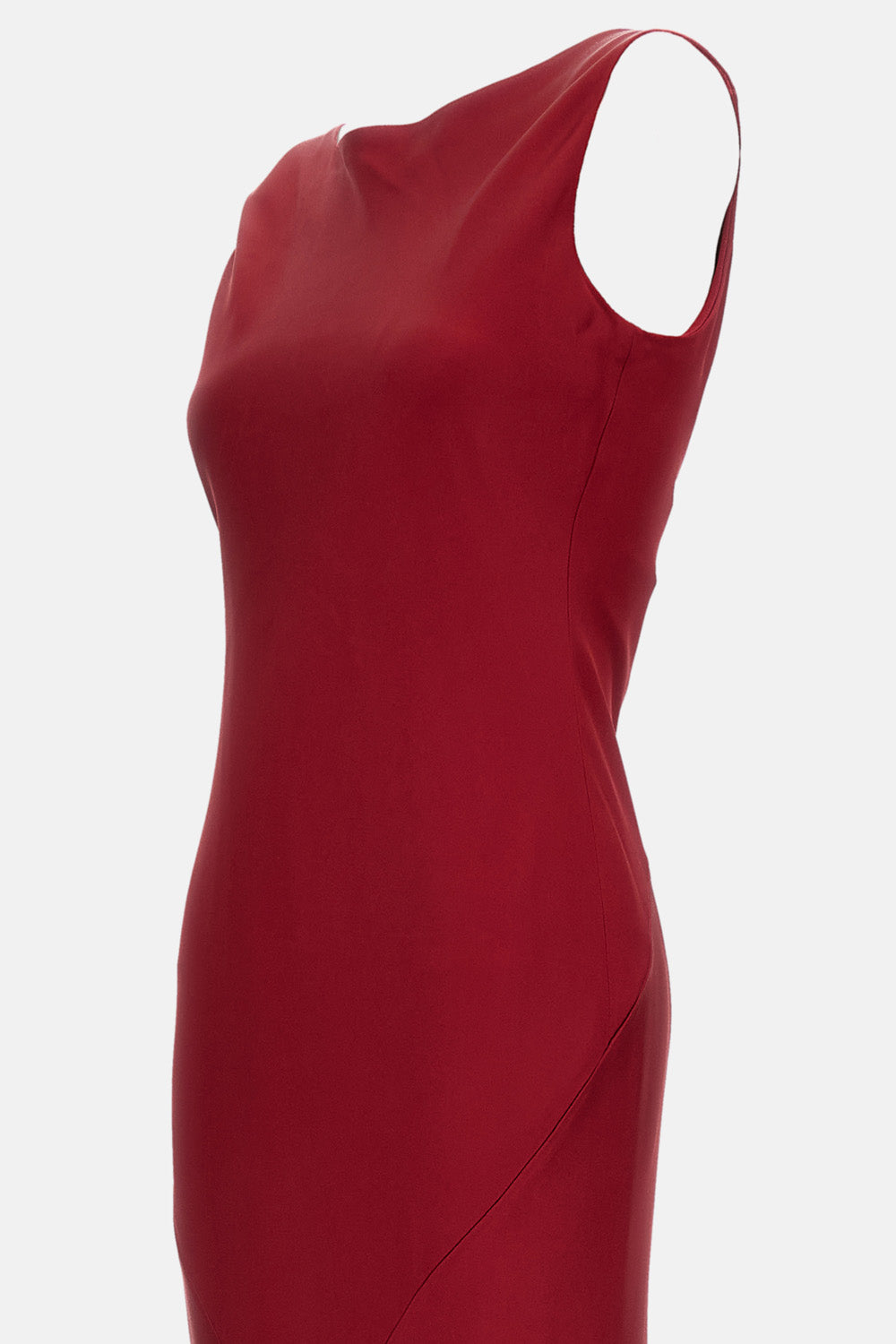 Max Mara Studio Women Envers Satin Long Dress MAX MARA STUDIO