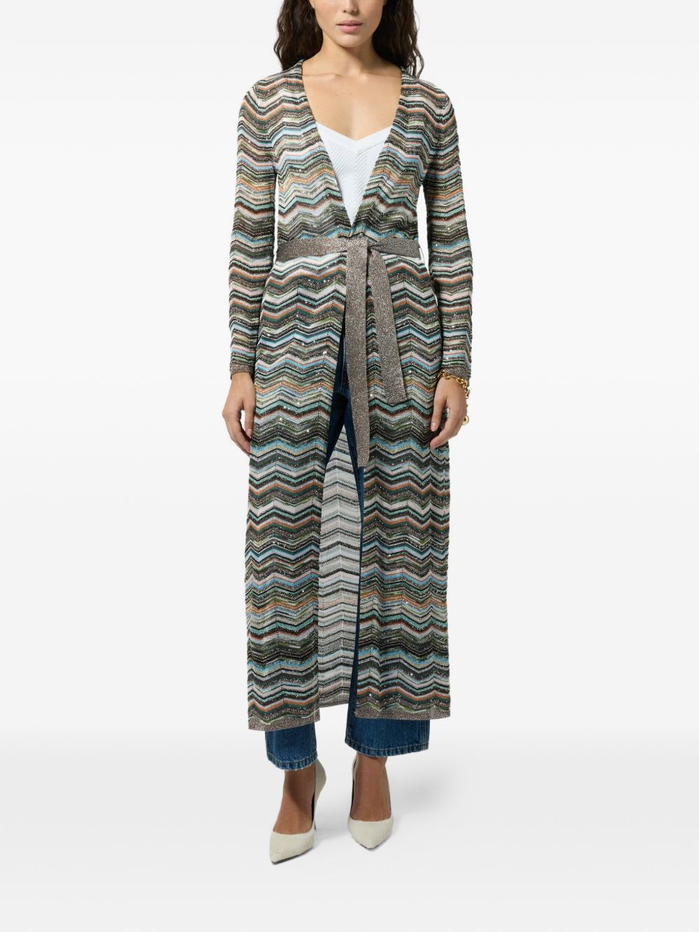 Missoni Women Zig Zag Motif Cardigan MISSONI
