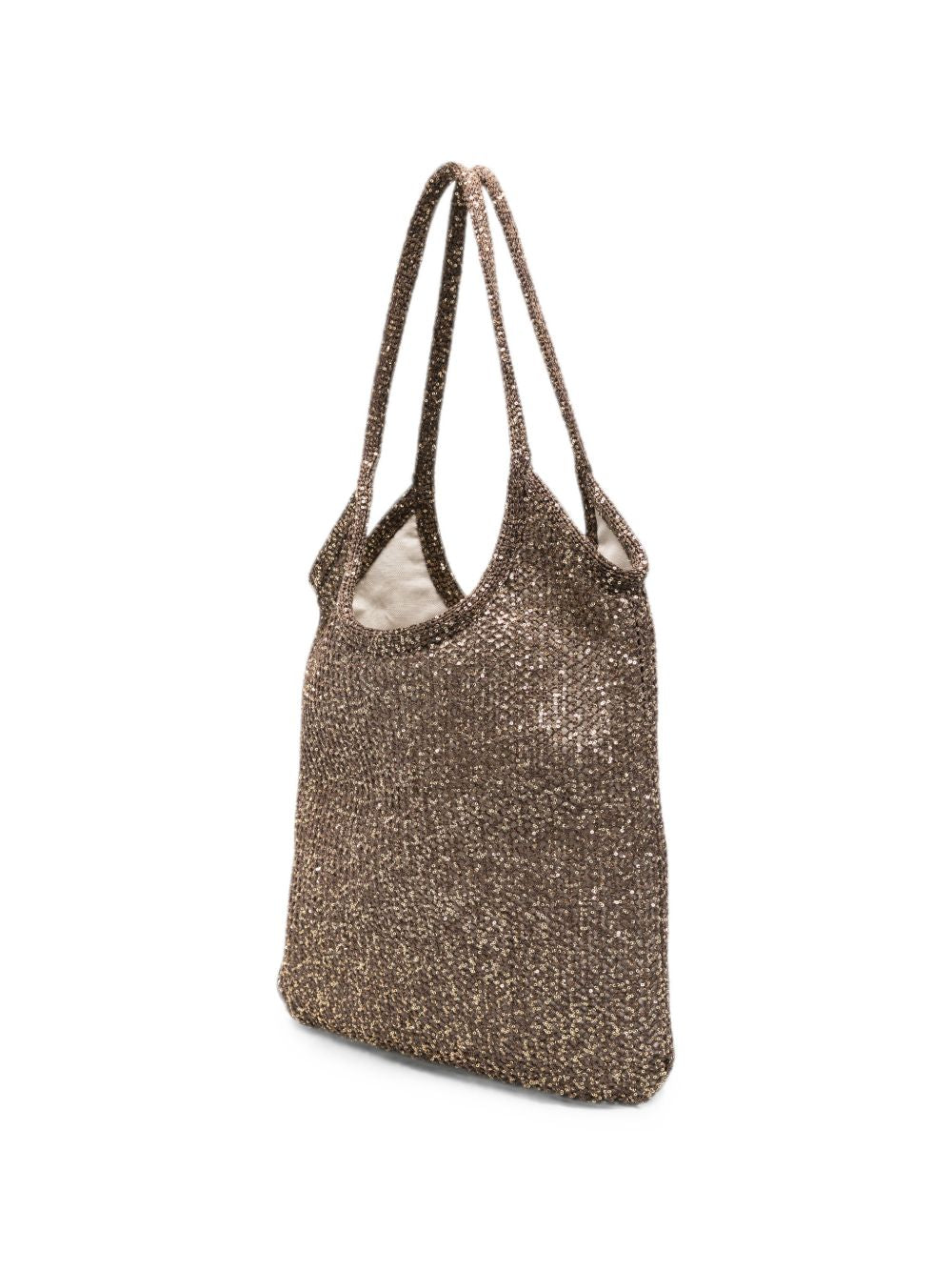 Miu Miu Women Ivy Sequined Net Shoulder Bag MIU MIU