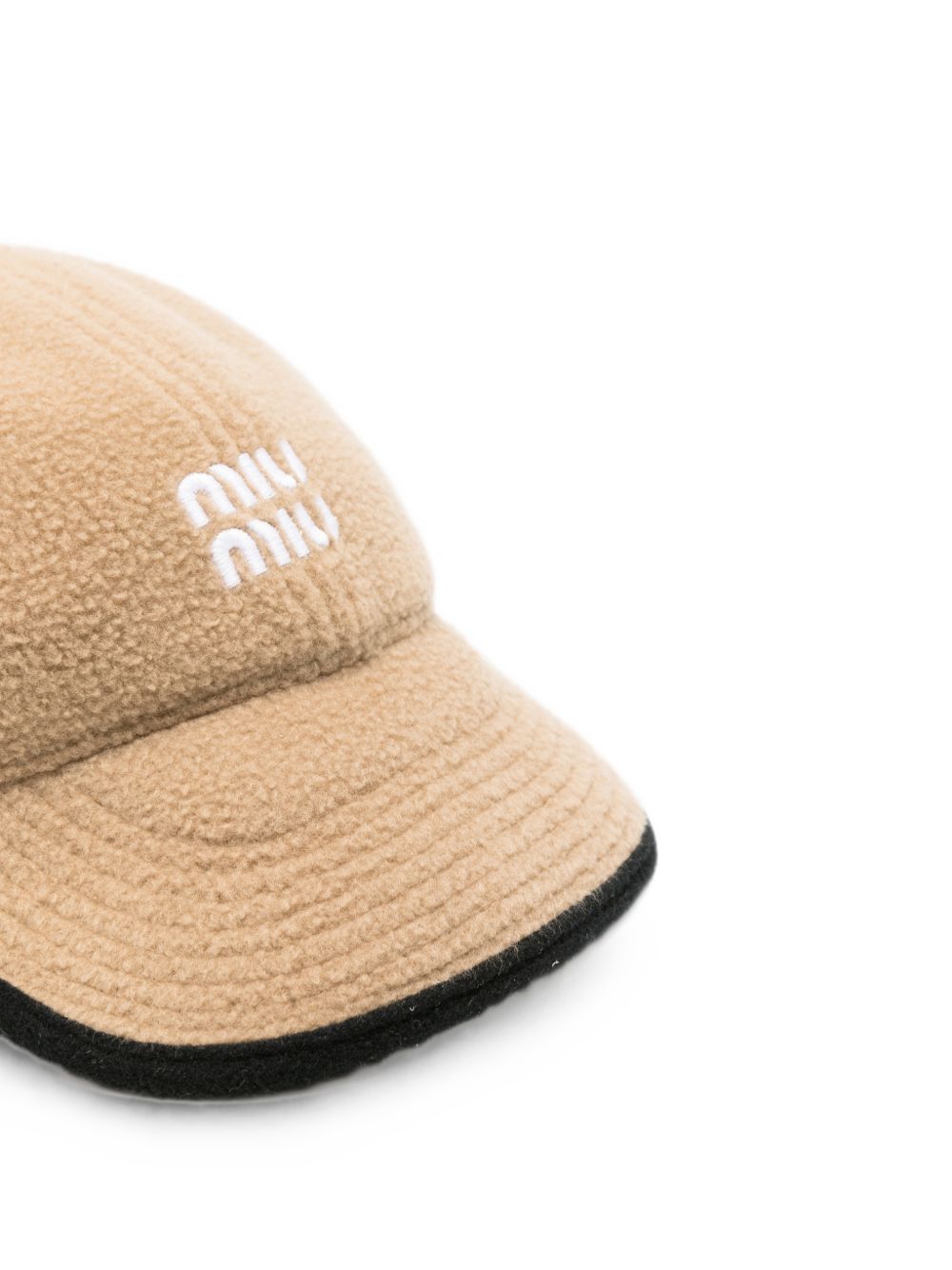 Miu Miu Women Fleece Wool Baseball Cap MIU MIU