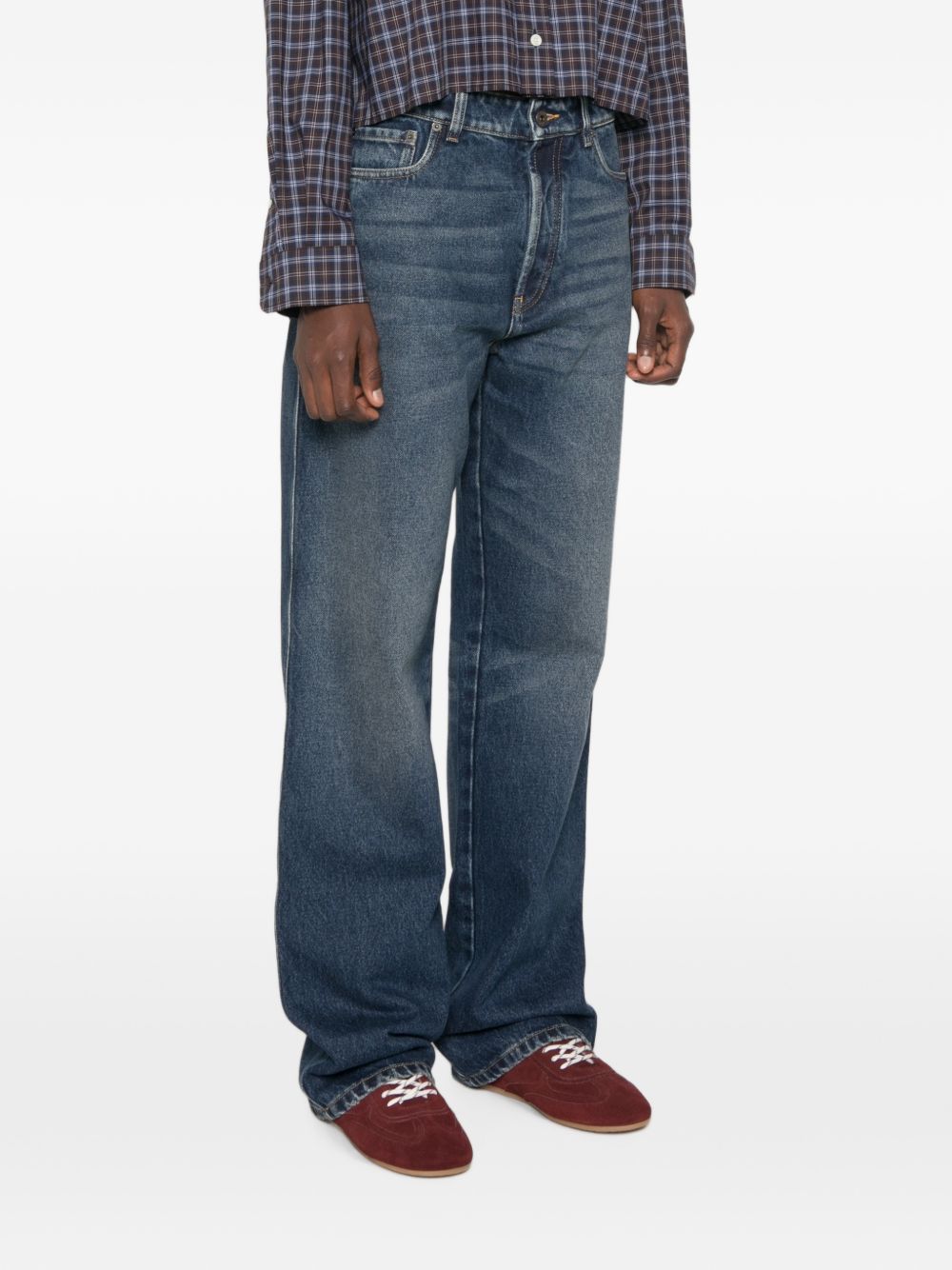 Miu Miu Women Denim Cotton Jeans MIU MIU