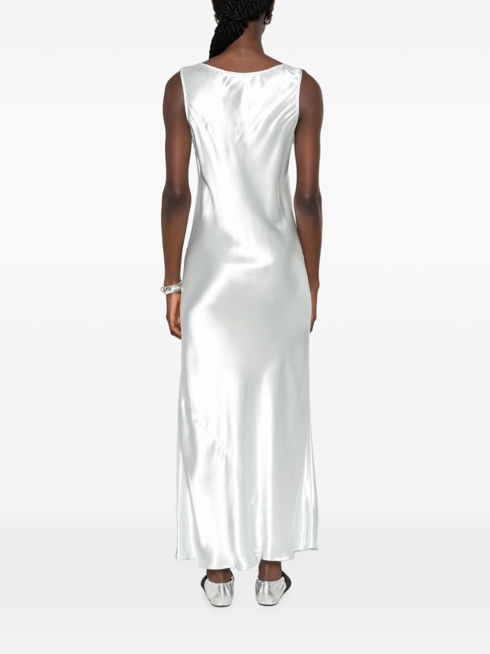 Miu Miu Women V-Necked Long Dress MIU MIU