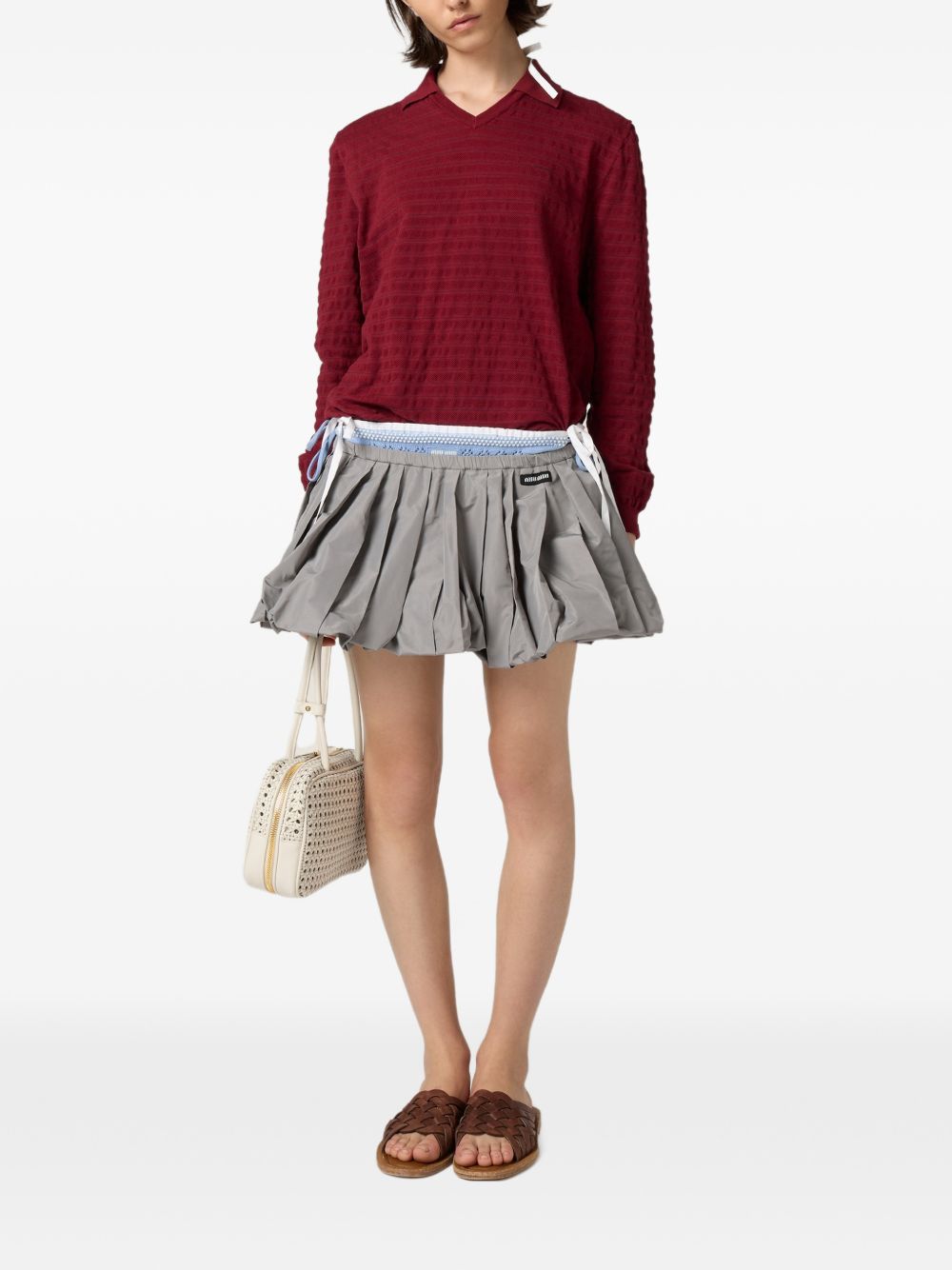 Miu Miu Women Cotton Polo Shirt MIU MIU