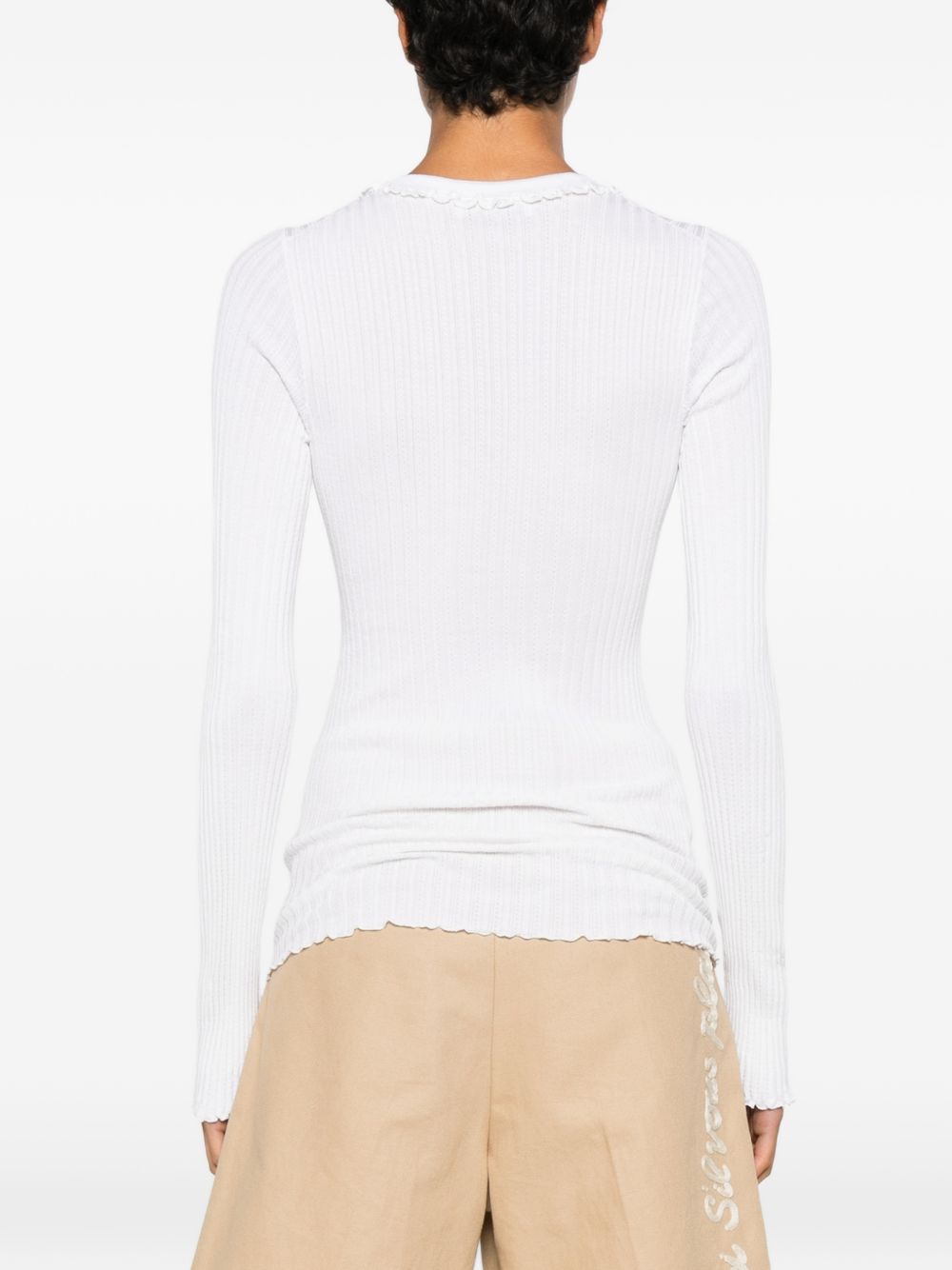 Miu Miu Women Silk Crewneck Sweater MIU MIU