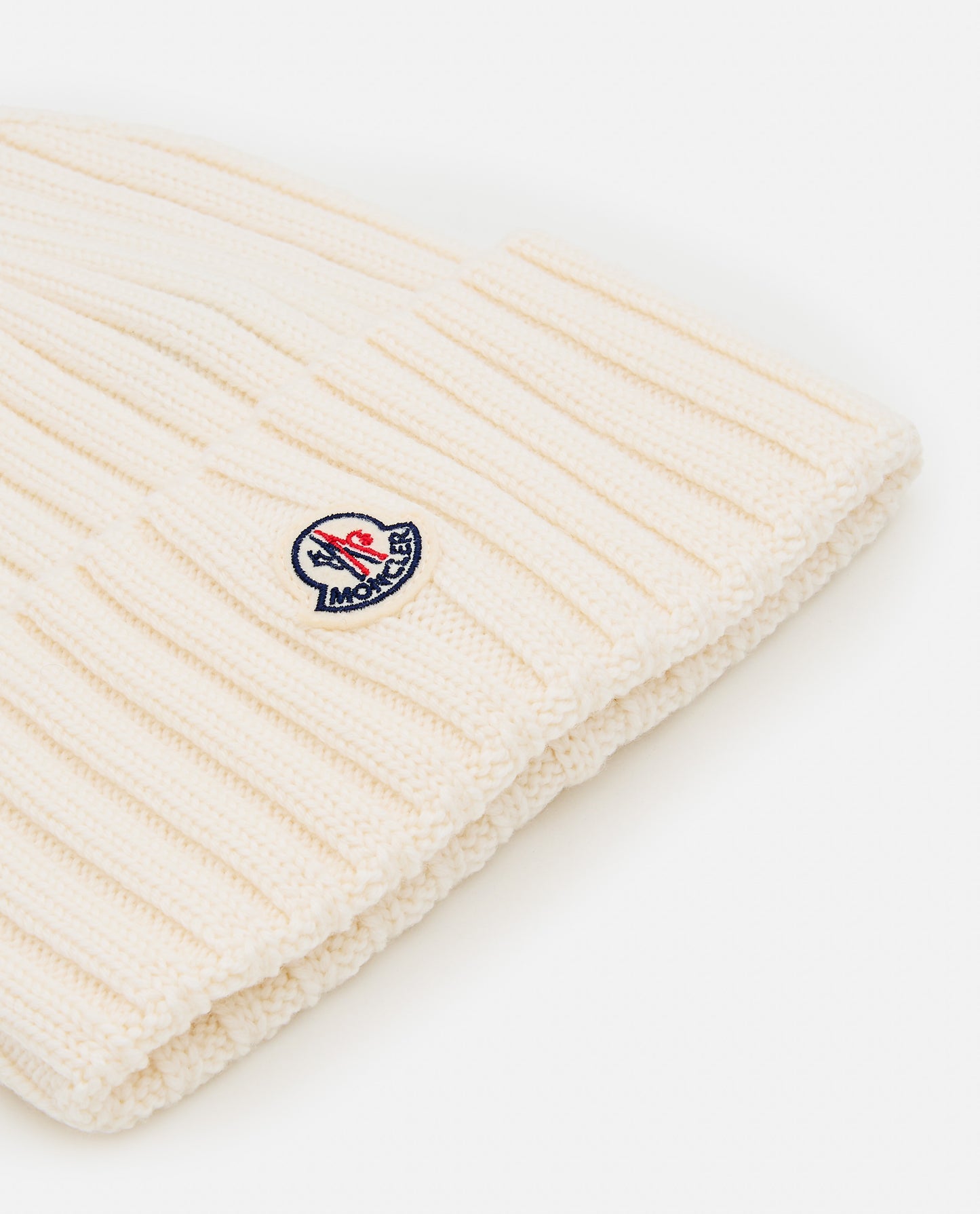 Moncler Women Beanie Logo Hat MONCLER