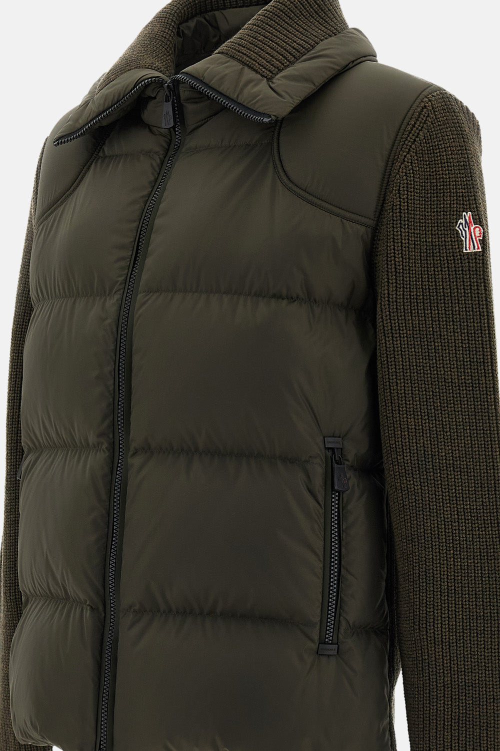 Moncler Grenoble Men Padded Wool Cardigan MONCLER GRENOBLE
