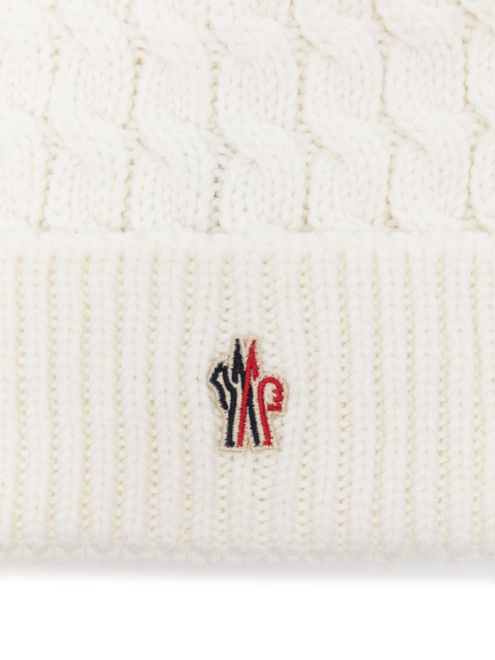 Moncler Grenoble Women Logo Wool Beanie MONCLER GRENOBLE