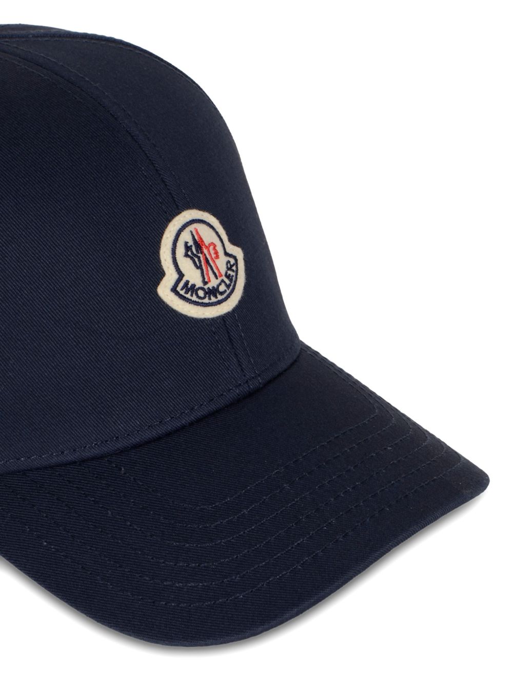 Moncler Men Logo Cotton Baseball Cap