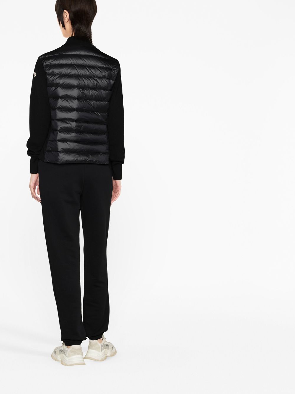 Moncler Women Wool And Nylon Padded Cardigan MONCLER