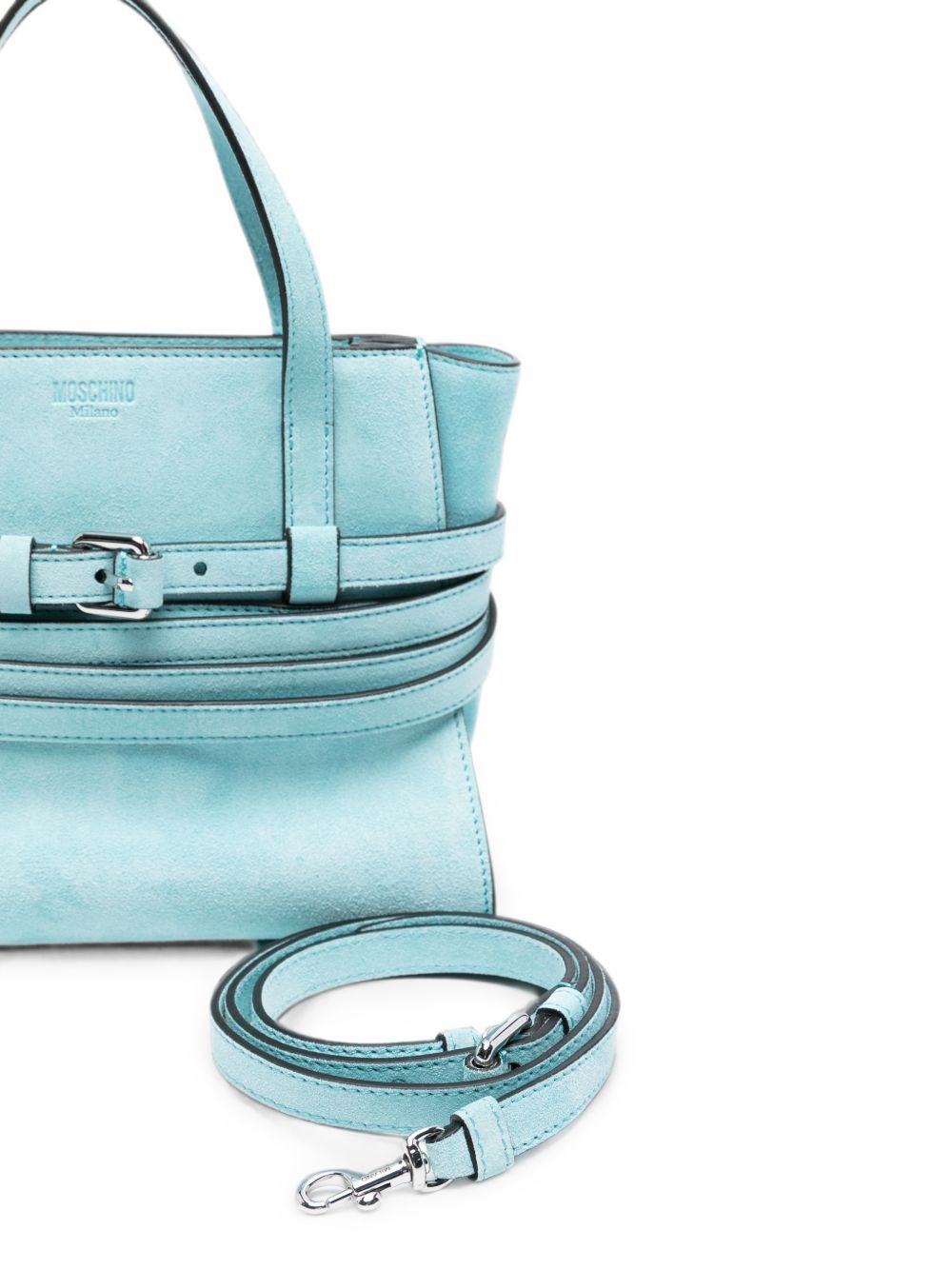Moschino Women Tie Me Leather Handbag MOSCHINO