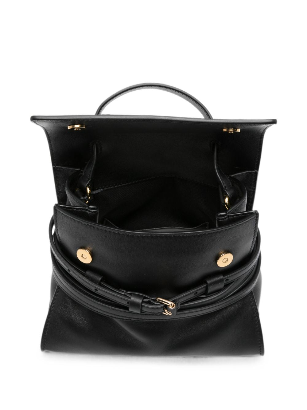 Moschino Women Tie Me Leather Handbag