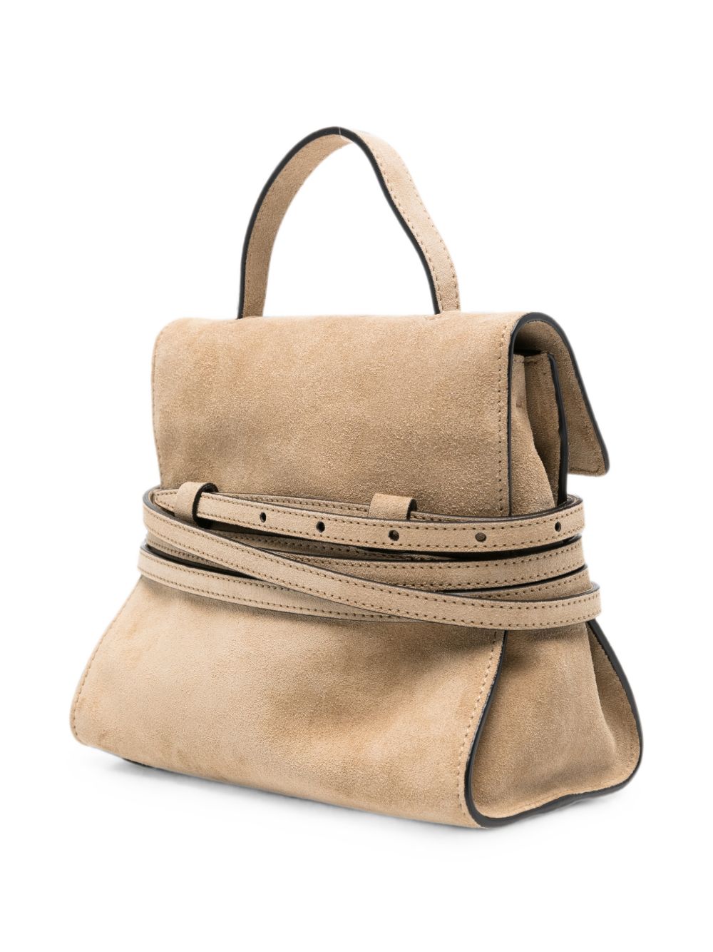 Moschino Women Tie Me Leather Handbag MOSCHINO