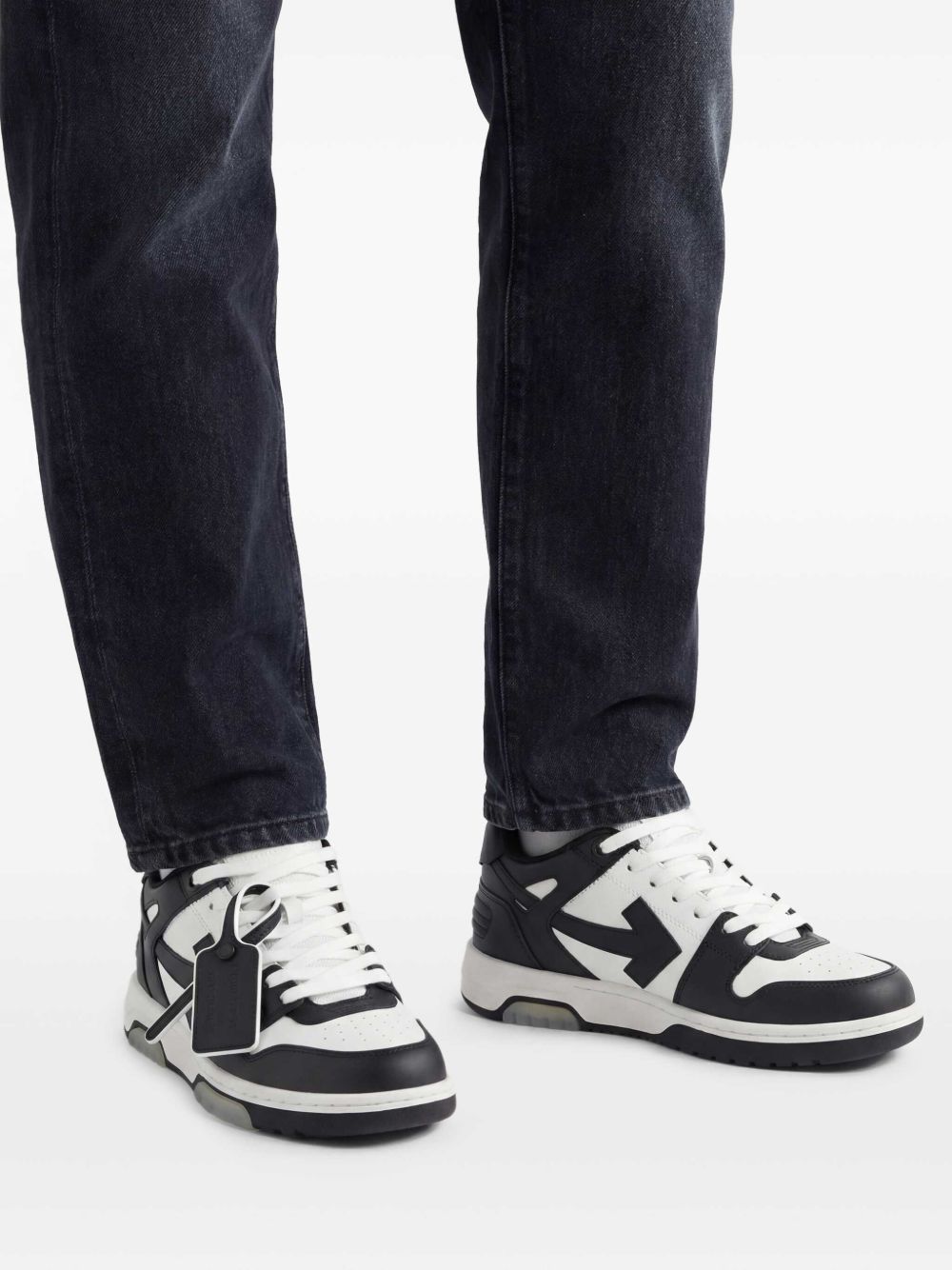 Off-White Women Out Of Office Leather Sneakers