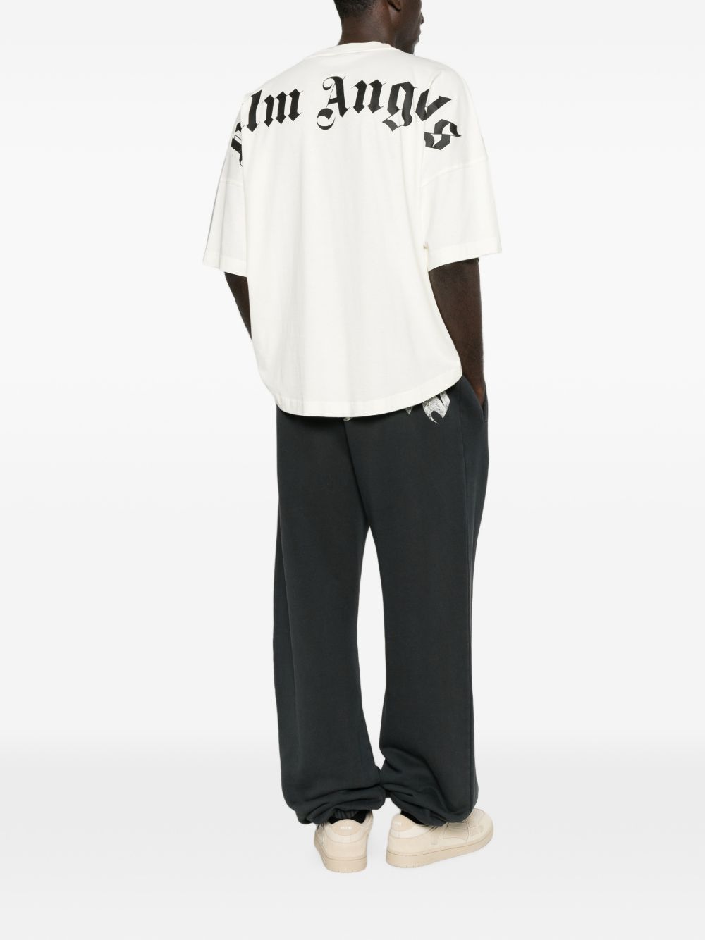 Palm Angels Men Logo Cotton T-Shirt PALM ANGELS
