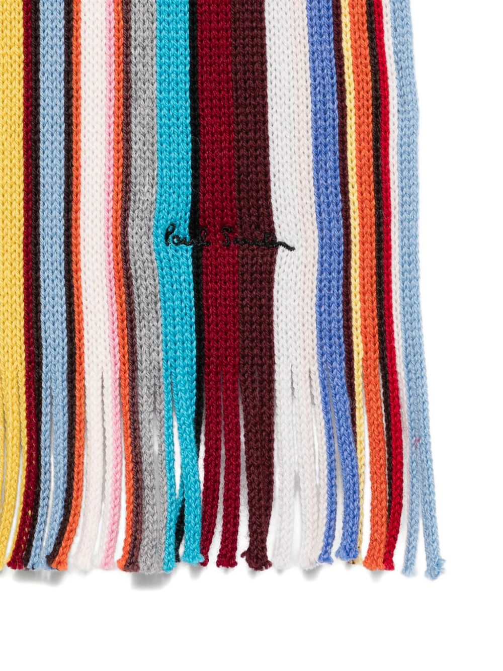 Paul Smith Men Striped Wool Scarf PAUL SMITH